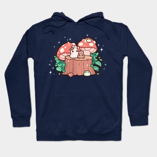 Mushroom Forest Bunnies Hoodie